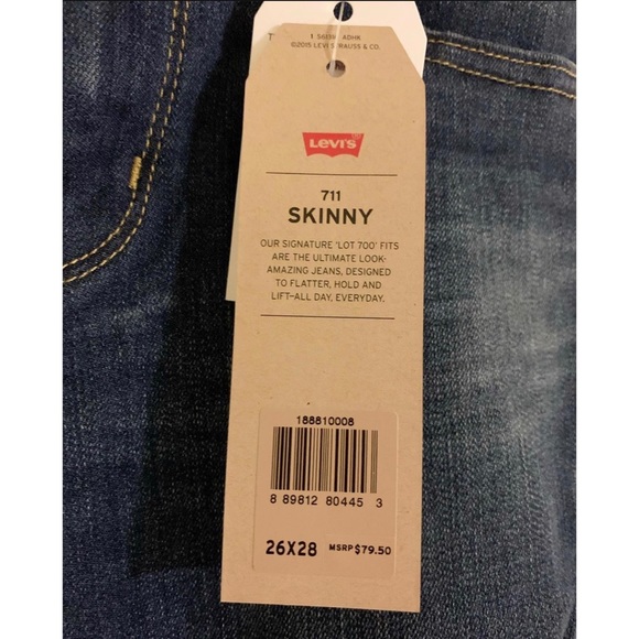 👖 Levi’s NWT Skinny Jeans 👖 - Picture 4 of 6
